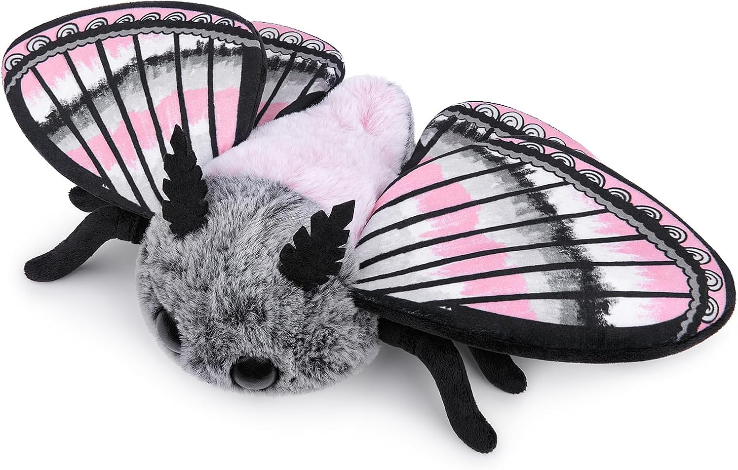 Amazon.co.jp: ZHONGXIN MADE かわいい蛾のぬいぐるみ、灰色の蛾